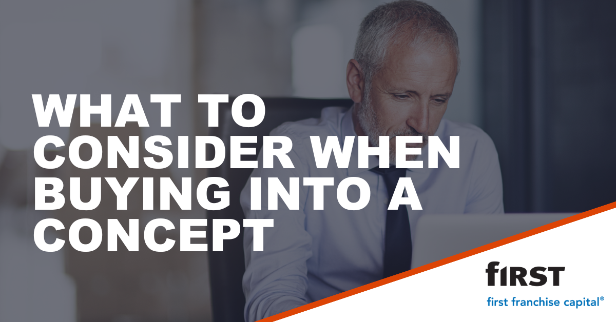 Buying into a QSR franchise concept | First Franchise Capital blog
